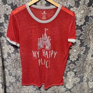 Disney Parks My Happy Place Tee Size Large